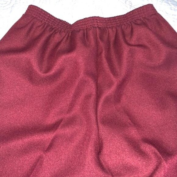 Alfred Dunner Womens Petite Burgundy Elastic-Waist Pants - Picture 7 of 10